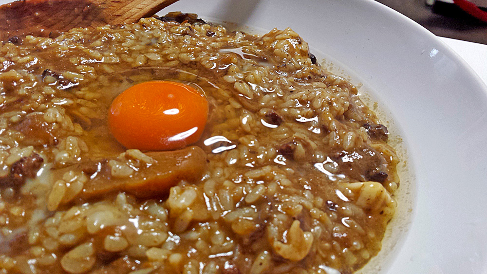 ドコかのカレーに似ているカレーリゾット？