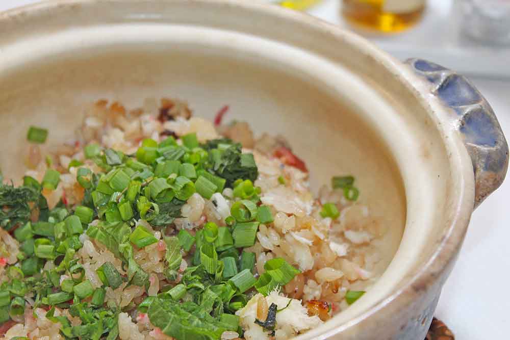 生姜たっぷりの鯛飯